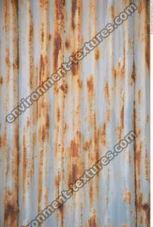 Photo Texture of Metal Corrugated Plates Rusted