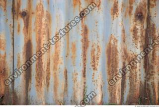 Photo Texture of Metal Corrugated Plates Rusted