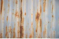 Photo Texture of Metal Corrugated Plates Rusted