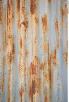 Photo Texture of Metal Corrugated Plates Rusted