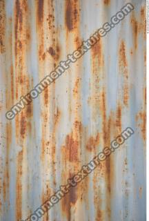 Photo Texture of Metal Corrugated Plates Rusted