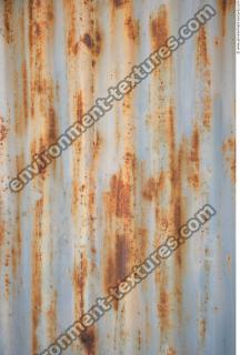 Photo Texture of Metal Corrugated Plates Rusted