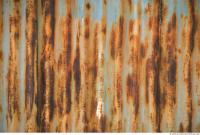 Photo Texture of Metal Corrugated Plates Rusted