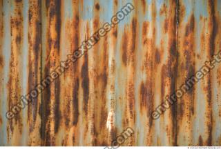 Photo Texture of Metal Corrugated Plates Rusted