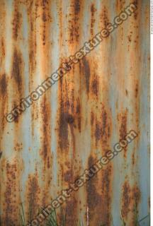 Photo Texture of Metal Corrugated Plates Rusted