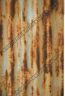 Photo Texture of Metal Corrugated Plates Rusted