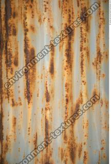 Photo Texture of Metal Corrugated Plates Rusted