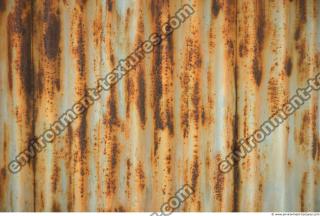 Photo Texture of Metal Corrugated Plates Rusted