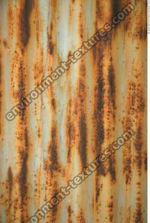 Photo Texture of Metal Corrugated Plates Rusted