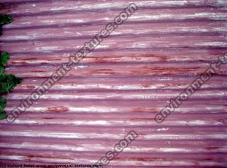 Photo Texture of Metal Corrugated Plates Painted