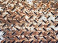 Photo Texture of Metal Floor Rusted