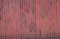 Photo Texture of Metal Corrugated Plates Rusted