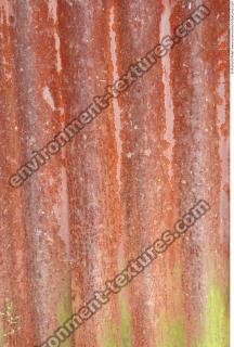 Photo Texture of Metal Corrugated Plates Rusted