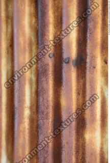 Photo Texture of Metal Corrugated Plates Rusted