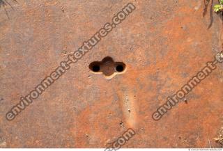 Photo Texture of Metal Plain Rusted