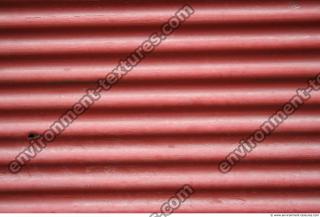 Photo Texture of Metal Corrugated Plates Painted