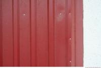 Photo Texture of Metal Corrugated Plates Painted