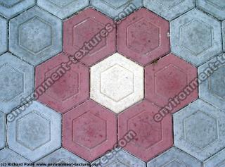 Photo Texture of Hexagonal Tiles