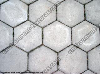 Photo Texture of Hexagonal Tiles