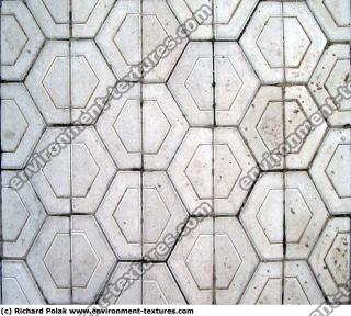 Photo Texture of Hexagonal Tiles