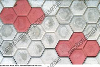 Photo Texture of Hexagonal Tiles