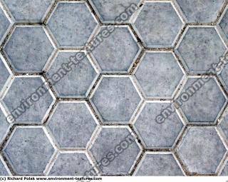 Photo Texture of Hexagonal Tiles