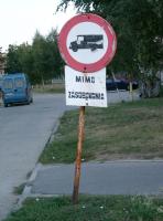 Photo Texture of Prohibition Traffic Sign