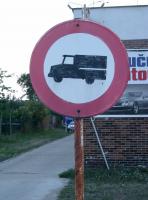 Photo Texture of Prohibition Traffic Sign