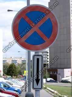 Photo Texture of Prohibition Traffic Sign