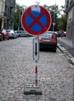 Photo Texture of Prohibition Traffic Sign