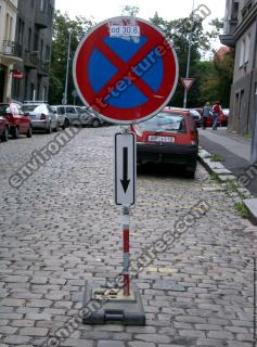 Photo Texture of Prohibition Traffic Sign