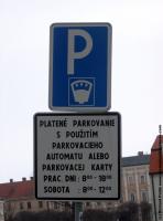 Photo Texture of Parking Traffic Sign