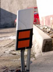 Photo Texture of Signs Traffic