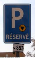 Photo Texture of Parking Traffic Sign