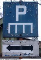 Photo Texture of Parking Traffic Sign