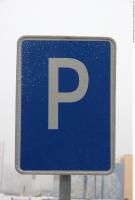 Photo Texture of Parking Traffic Sign