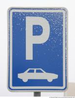 Photo Texture of Parking Traffic Sign