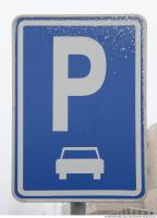 Photo Texture of Parking Traffic Sign