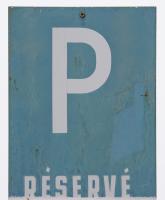 Photo Texture of Parking Traffic Sign