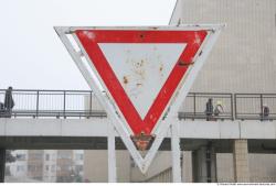 Photo Texture of Signs Traffic