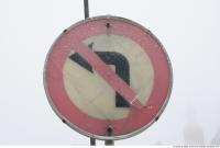 Photo Texture of Prohibition Traffic Sign