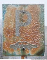 Photo Texture of Parking Traffic Sign