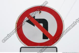 Photo Texture of Prohibition Traffic Sign