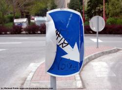 Photo Texture of Signs Traffic