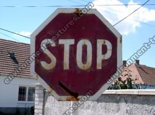 Photo Texture of Signs Traffic