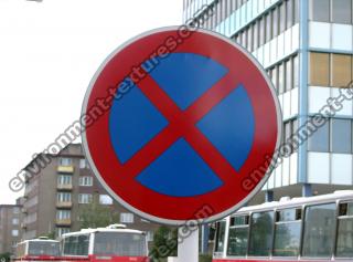 Photo Texture of Prohibition Traffic Sign