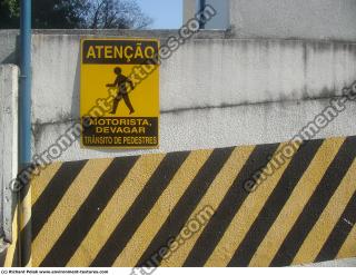 Photo Texture of Pedestrian Traffic Sign