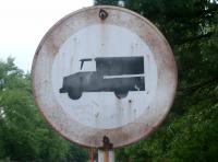 Photo Texture of Prohibition Traffic Sign