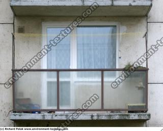 photo texture of building balcony