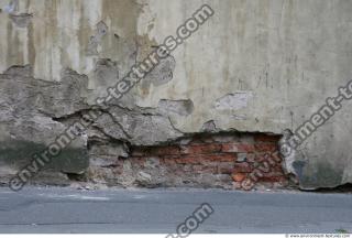 wall plaster damaged